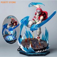 Mô hình Kimetsu No Yaiba Thanh gươm diệt quỷ - Mô hình Akaza Thượng huyền tam có Led 26cm KY083