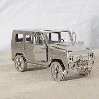 Mô Hình Lắp ghép 3d Kim Loại dùng vít xe Mercedes-Benz G550(ráp sẵn)