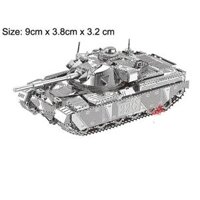 Mô hình lắp ghép kim loại 3d, mô hình tank chiến 22C, mô hình decor phòng đẹp
