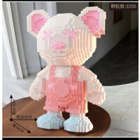 Mô hình lắp ghép lego gấu Teddy 47cm