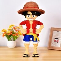 Mô hình lắp ghép One Piece đảo hải tặc Luffy Size 45cm + Tặng kèm bộ thẻ bài Pokemon