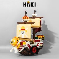 Mô hình lắp ghép One Piece thuyền Thousand Sunny Mô Hình thuyền Thousand Sunny trang trí One Piece Figure Haki Shop