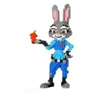 Mô hình Lắp Ghép Thỏ Zootopia cao 48cm Tặng búa gõ (có Hoả Tốc Hà Nội)