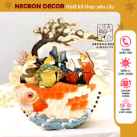 Mô hình lắp Hộp nhạc LỄ HỘI MEO MEO Music Box 3D Wooden Puzzle- hướng dẫn lắp ráp, dụng cụ/Bộ lắp ráp xếp hình gỗ 3D DIY