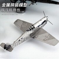 Mô hình lắp ráp 3D DIY không cần keo, câu đố máy bay ba chiều kiểu Messerschmitt BF-109