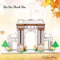 Mô hình lắp ráp 3D gỗ - Trường Đại học Thanh Hoa Tsinghua University