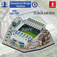 Mô hình lắp ráp 3D sân vận động Stamford Brige Chelsea