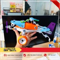Mô hình lắp ráp 5in1 tặng kèm đầy đủ dụng cụ lắp ráp máy bay trực thăng xe xúc cát xe đua (BuildnPlay)