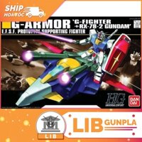 Mô hình lắp ráp Bandai Gundam HG UC 1/144 G Armor - gồm G-Fighter + Gundam RX-78-2