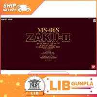 Mô hình lắp ráp Bandai Gundam PG 1/60 Zaku 2 - Char Custom