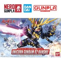 Mô Hình Lắp Ráp Bandai Gunpla SD BB Unicorn Gundam 02 Banshee