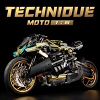 [Mô Hình Lắp Ráp Cao Cấp] Motor Lamborghini Motorcycle Big Devil [Lego] - [1:5 - 1720pcs]