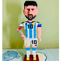 Mô hình lắp ráp cầu thủ bóng đá Leo Messi cao 45cm