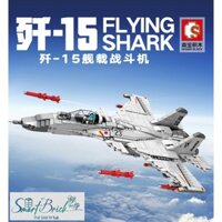 Mô Hình Lắp Ráp Chiến Đấu Cơ Cá Mập Bay J-15  ( Sembo Block ) 202055