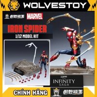 Mô Hình Lắp Ráp Chính Hãng Modoking Marvel Iron Spider Man The Infinity Saga 1/12 Model Kit