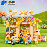 Mô Hình Lắp Ráp Cửa Hàng Bánh Ngọt Thú Cưng- DECOOL 88005 – Cute Pet Dessert Shop (781pcs)