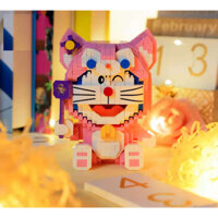 Mô Hình Lắp Ráp Doraemon Mèo Hồng