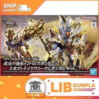 Mô hình lắp ráp Gundam Bandai SD WH War Heroes Wukong Impulse - Childhood Ver & Sanzang Strike Freedom Gundam