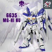 Mô Hình Lắp Ráp Gundam MG Hi Nu 6635 1:100 Ver ka Tặng Decan Nước