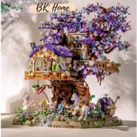 Mô hình lắp ráp hãng Loz Elf tree house- nhà yêu tinh trên cây 1065