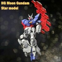 Mô hình lắp ráp Hg 1/144 Moon AMS-123X-X gundam Star model (decal+base)