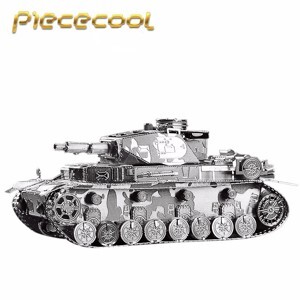 Mô hình lắp ráp kim loại Piececool P037-S - Xe tăng thế hệ IV