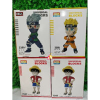 Mô hình lắp ráp lego 3D loại lớn hình Nhân vật Luffy