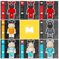 Mô Hình Lắp Ráp Lego 3D BEARBRICK SQUID GAME - BST Bearbrick (Size 26cm)
