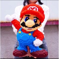 Mô hình lắp ráp Lego Game Mario lớn 35cm ,lắp ráp mô hình,mô hình trang nhà cửa,phòng khách