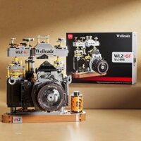 Mô hình lắp ráp Lego Máy Ảnh Cổ Điển Welleadz Retro 1030 chi tiết, Đồ chơi lắp ráp Lego Máy Ảnh cổ điển, chụp phim