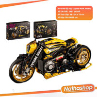 Mô hình lắp ráp LEGO Nathashop Cypher Punk 2077 Future Harley - SKU 10506 Mô hình technic tỉ lệ 1:5 1981 PCS