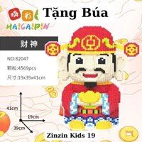 mô hình lắp ráp le.go ông thần tài cỡ lớn 91cm bear brick đồ chơi Xếp hình nano 3d cho bé yêu