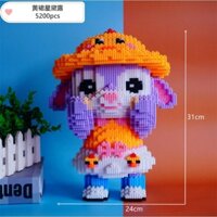 Mô hình lắp ráp Lego thỏ Stella Lu đáng yêu-mô hình lắp ráp trang trí nhà ở,phòng khách,món đồ chơi cho mọi lứa tuổi.