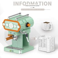 Mô Hình Lắp Ráp Máy Pha Cà Phê Sáng Tạo Cho Bé