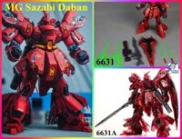 Mô hình lắp ráp MG 1/100 Sazabi ver KA 6631 / Clear red 6631A Daban