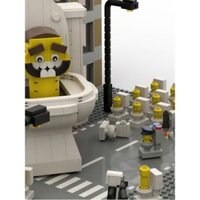Mô hình lắp ráp Monitor Man vs. Toilet Man, GMAN Spider, loa đồng hồ Titan, đồ chơi lắp ráp