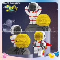 Mô hình lắp ráp phi hành gia có đèn sóng biển decor bàn học quà tặng sinh nhật bạn trai bạn gái