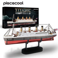 Mô hình lắp ráp PIECECOOL tàu Titanic 3D bằng kim loại làm quà tặng trang trí nội thất