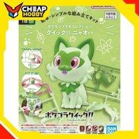 Mô Hình Lắp Ráp Pokémon PLAMO COLLECTION QUICK 18 Sprigatito của Bandai