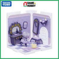 MÔ HÌNH LẮP RÁP POKEMON POKEPEACE HOUSE DRESSING ROOM ESPURR & MILCERY CHÍNH HÃNG TAKARA TOMY