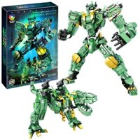Mô Hình Lắp Ráp Robot RB001A bằng nhựa, cho trẻ em. Tháo Lăp Robot thành Khủng Long Rèn Luyện Thông Minh cho bé