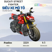 Mô hình lắp ráp siêu xe máy technic Ducati V4SP Street Fighter - SKU 672105 tỉ lệ 1:5 2221 PCS cung cấp bởi Mitago
