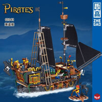Mô hình lắp ráp Tàu cướp biển Black Pearl 1328 mảnh ghép