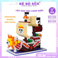 Mô Hình Lắp Ráp Tàu Cướp Biển – Lắp Ráp Thuyền Thousand Sunny One Piece Mảnh Răng Cưa (Tặng Búa) - Bé Xinh