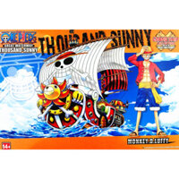 Mô Hình Lắp Ráp Tàu Thousand Sunny One piece + Tặng kèm bộ thẻ bài Pokemon