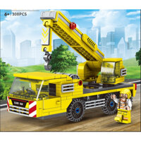 Mô Hình Lắp Ráp Xe Cần Cẩu Đồ Chơi Lego Lắp Ghép xe cần cẩu cho bé Giúp bé phát triển Trí Tuệ Tư Duy tăng Sáng Tạo XCC