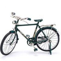 Mô hình lắp ráp xe đạp Phượng Hoàng 28 Vintage màu xanh khung kim loại