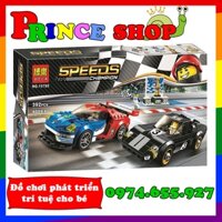 Mô hình lắp ráp xe đua Speed Champions 2016 Ford GT & 1966 Ford GT40 Lari/Bela 10780 (75881)