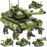 Mô Hình Lắp Ráp Xe Tăng Chiến Đấu Chủ Lực T90 Đồ Chơi Lego Lắp Ghép cho bé giúp bé Tập Trung Sáng Tạo phát triển Trí Tuệ