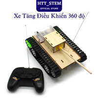 Mô Hình Lắp Ráp Xe Tăng Điều Khiển Chạy 360 độ Vượt Mọi Địa Hình - Đồ Chơi Giáo Dục Stem